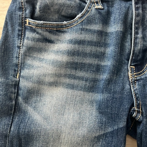 Distressed Medium Blue Size 6 X-long American Eagle Outfitter Jeggings - Picture 4 of 9